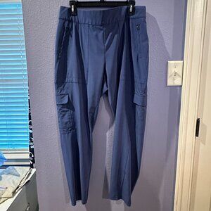 Athleta Blue Ankle-Length Cargo Pants